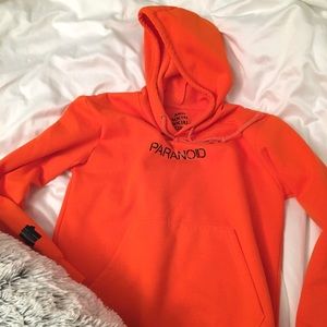 Authentic Anti Social Social Club orange hoodie